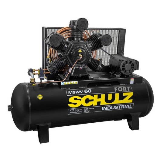 COMPRESSOR SCHULZ 60 MSW/425L 15CV TRIF