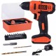 PARAFUSADEIRA BLACK & DECKER 12V 3/8" COM MALETA